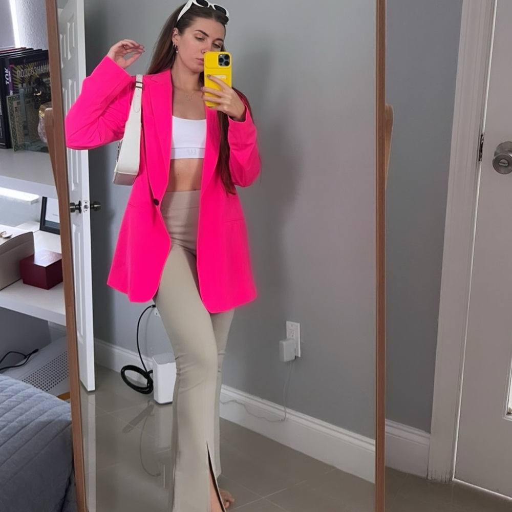 DKNY Women's Fuchsia Blazer